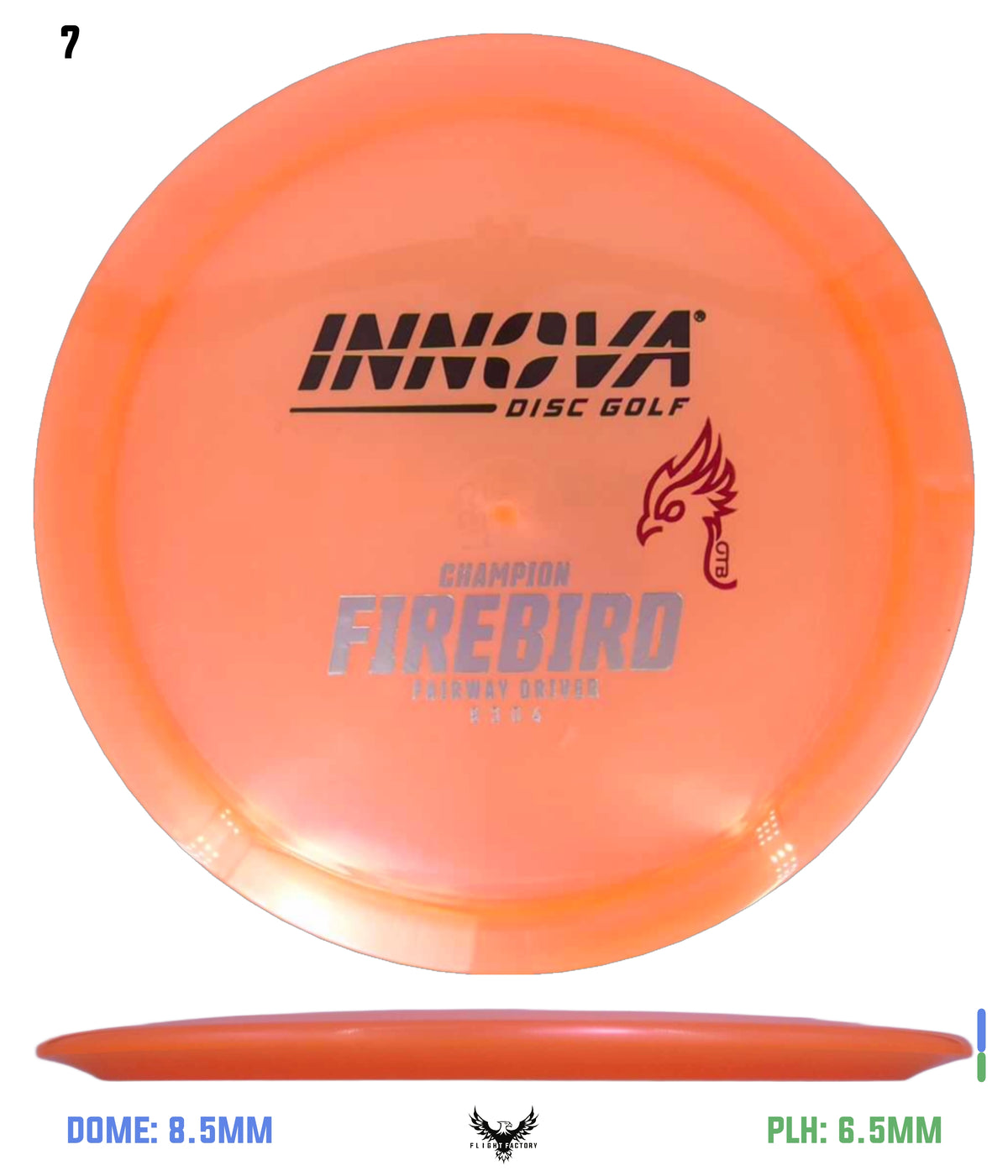 Innova FAF Champion Firebird - OTB Kylebird 3.0 Mini Stamp