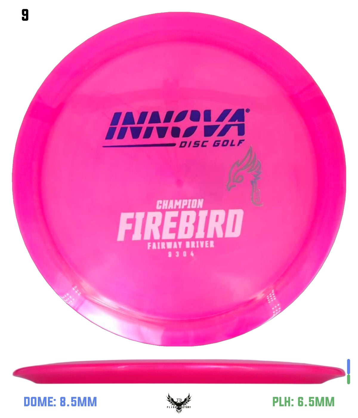 Innova FAF Champion Firebird - OTB Kylebird 3.0 Mini Stamp