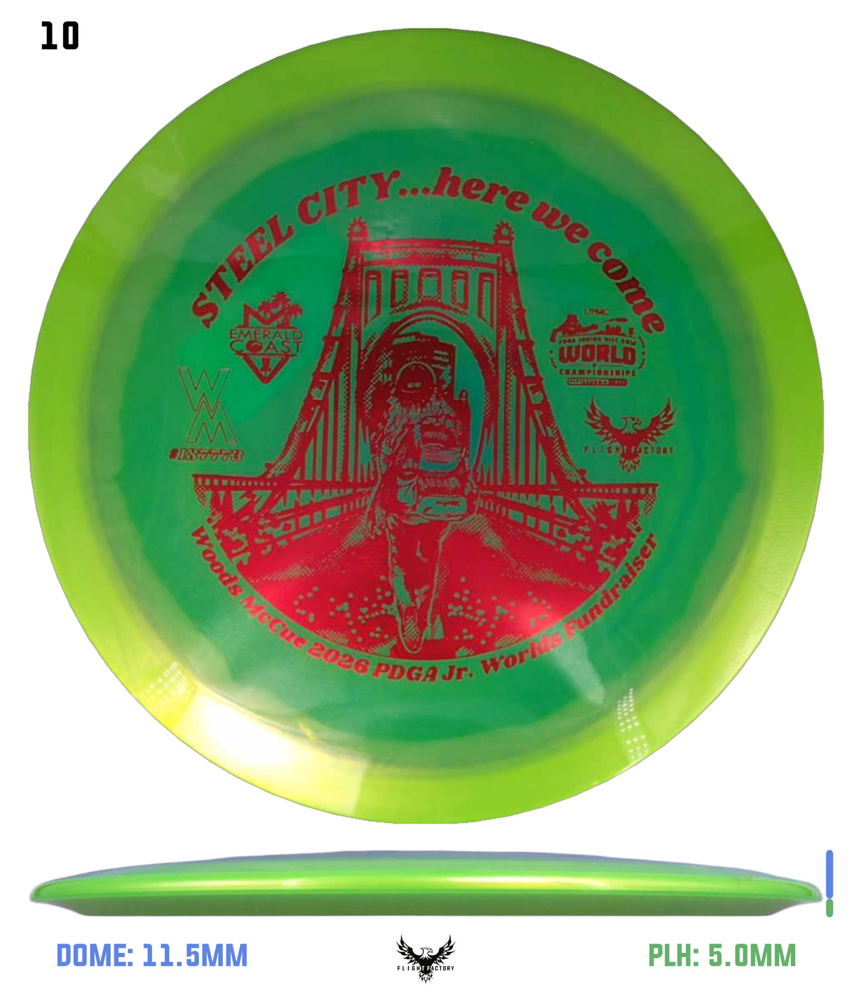 Innova Halo Champion Firebird - Woods McCue Fundraiser Discs