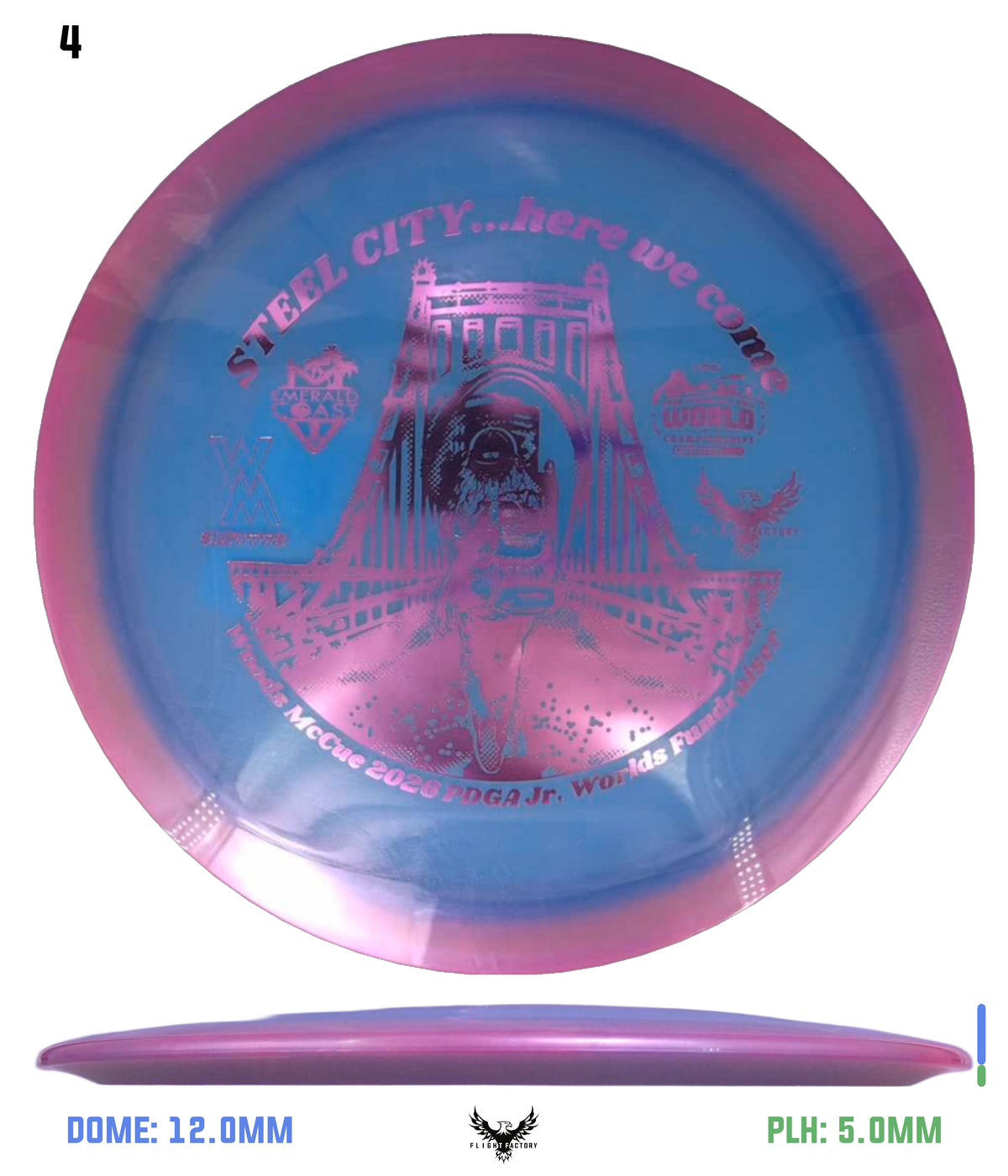 Innova Halo Champion Firebird - Woods McCue Fundraiser Discs