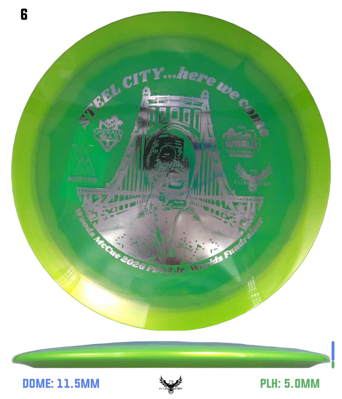 Innova Halo Champion Firebird - Woods McCue Fundraiser Discs