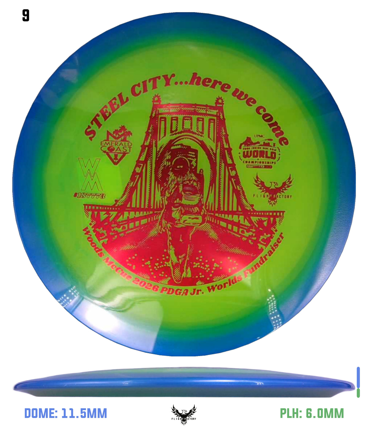 Innova Halo Champion Firebird - Woods McCue Fundraiser Discs