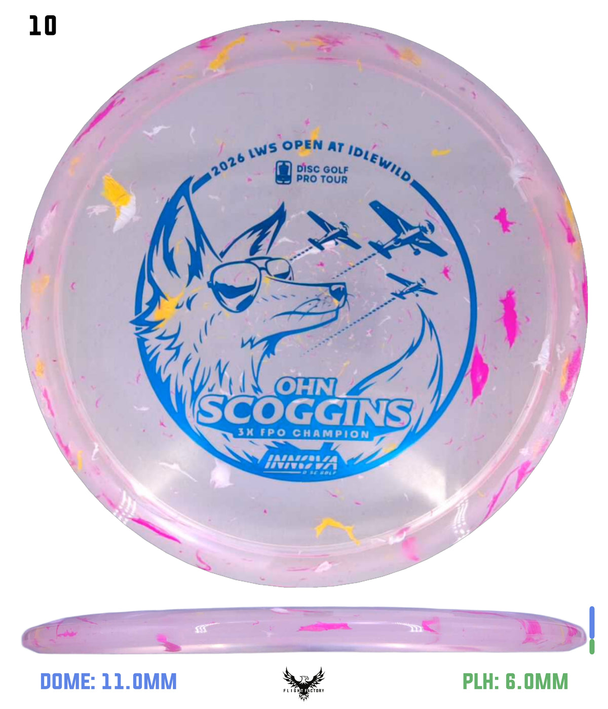 Innova Fox Champion Party Time (Ohn Scoggins Commemorative Edition)