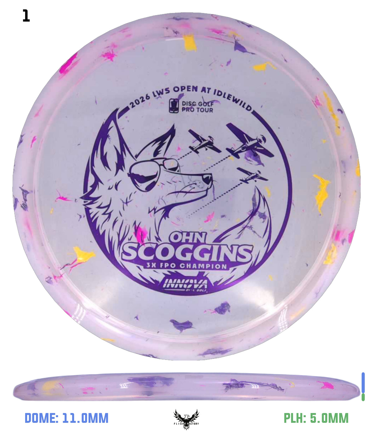 Innova Fox Champion Party Time (Ohn Scoggins Commemorative Edition)
