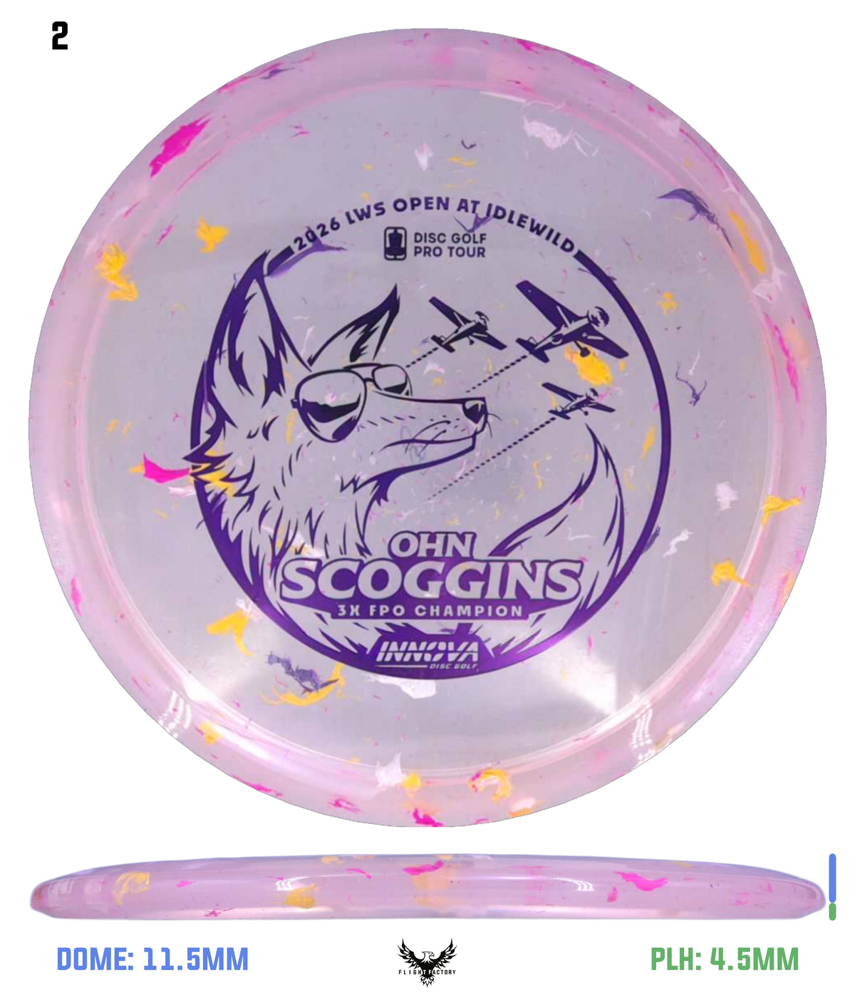Innova Fox Champion Party Time (Ohn Scoggins Commemorative Edition)