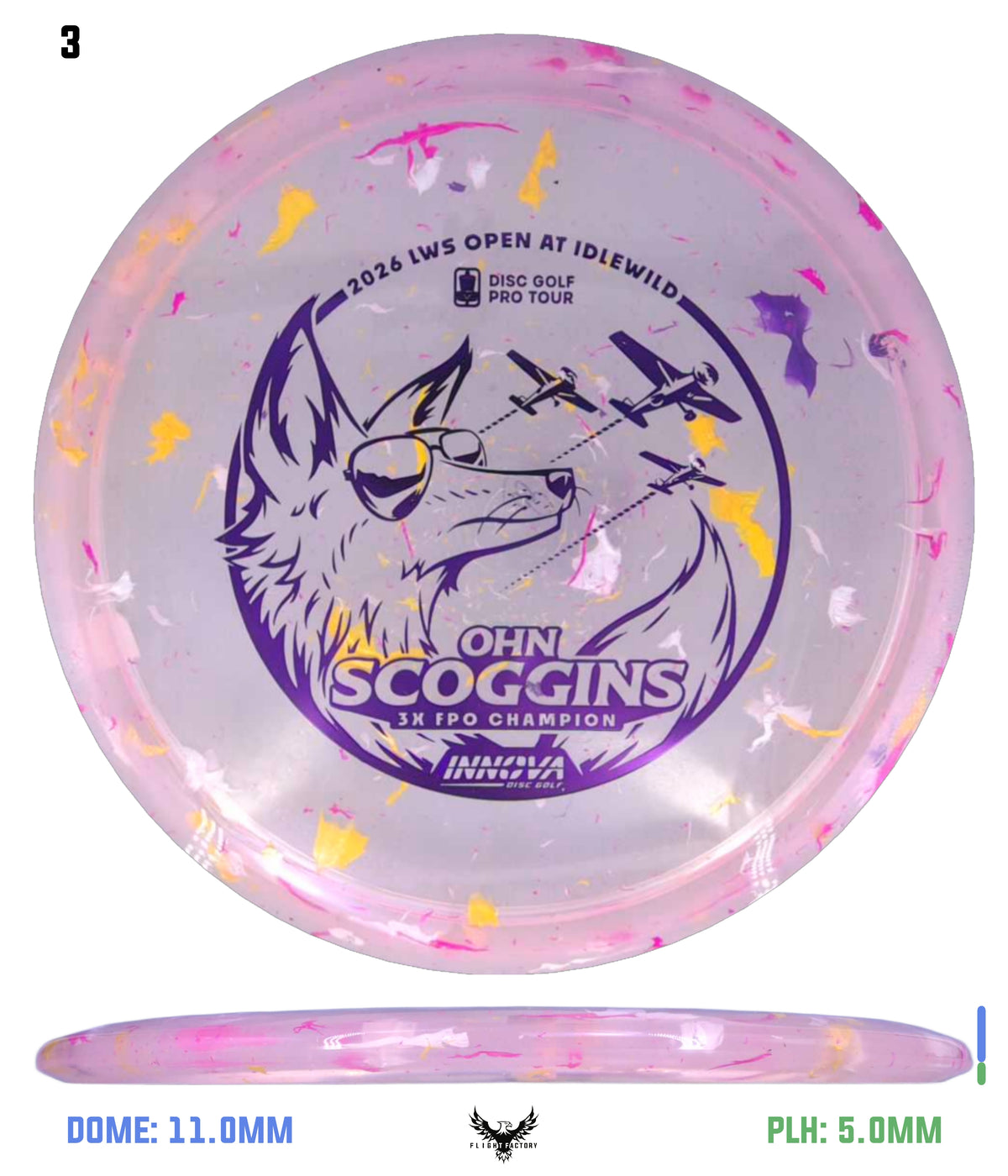 Innova Fox Champion Party Time (Ohn Scoggins Commemorative Edition)