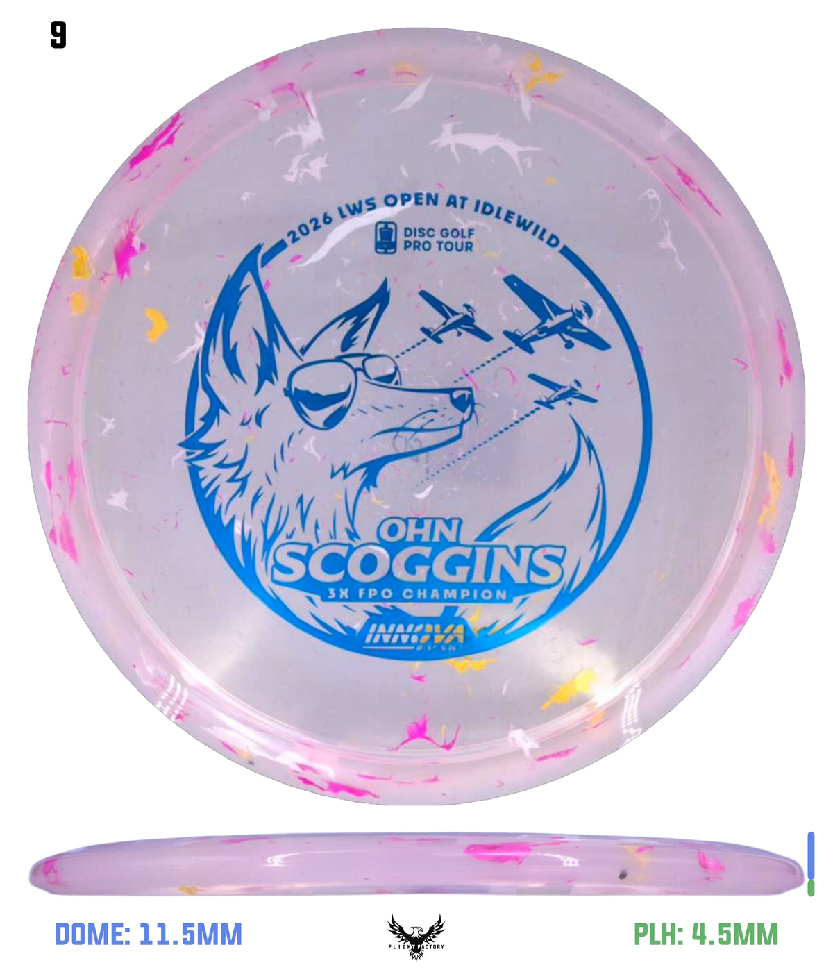 Innova Fox Champion Party Time (Ohn Scoggins Commemorative Edition)