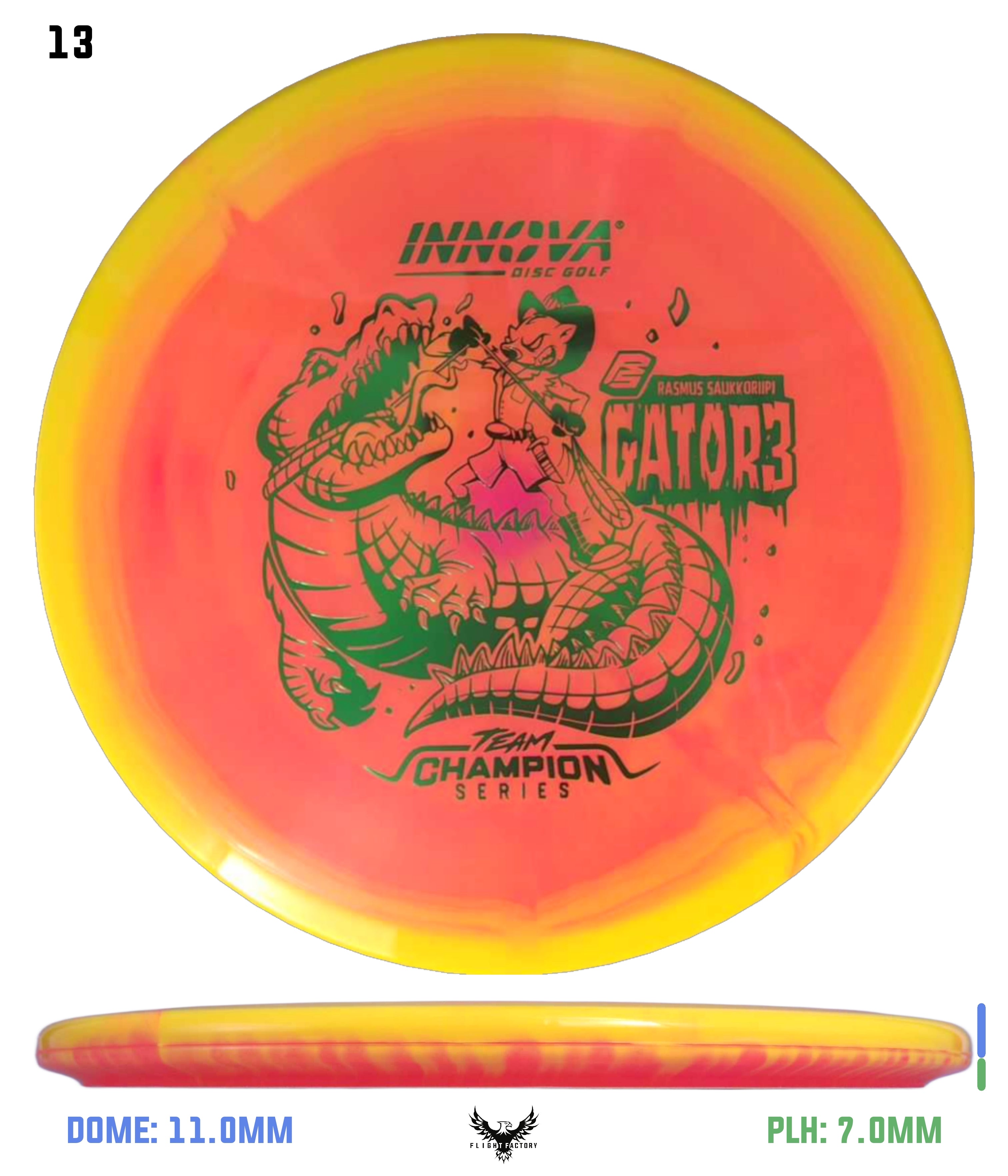 Innova Halo Champion Gator3 Tour Series Rasmus - Flight Factory Discs