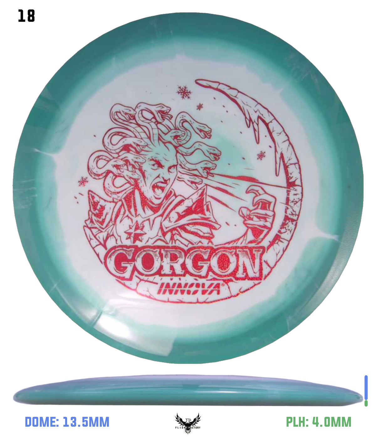 Innova Holiday Halo Star Gorgon