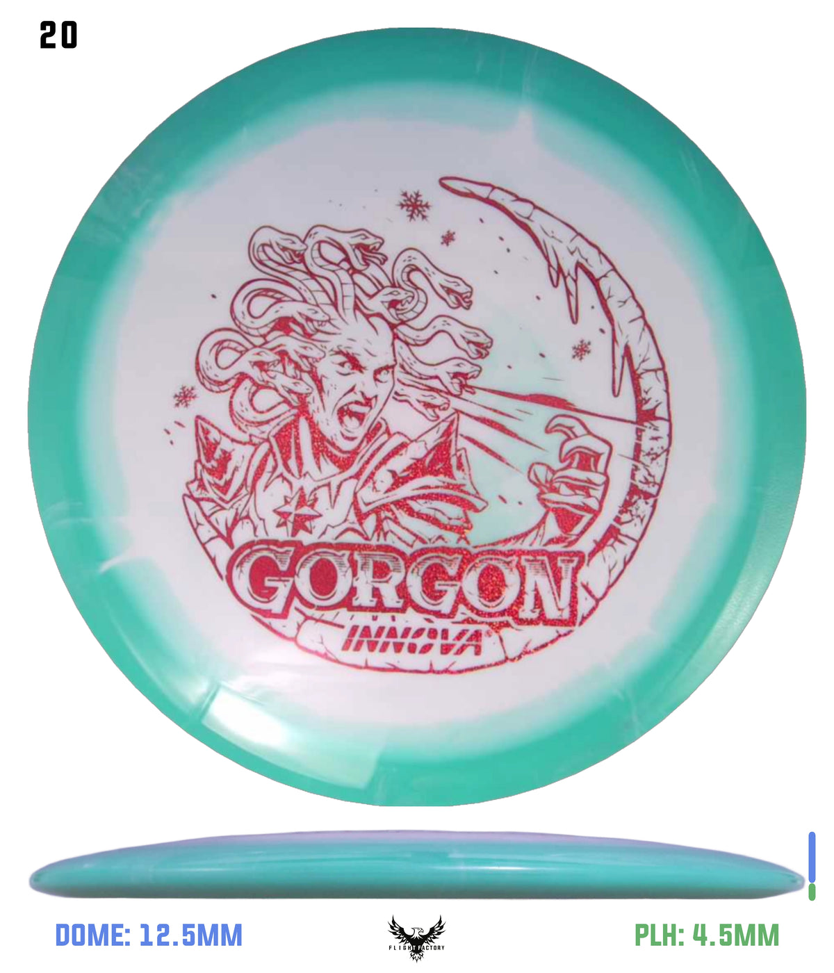 Innova Holiday Halo Star Gorgon