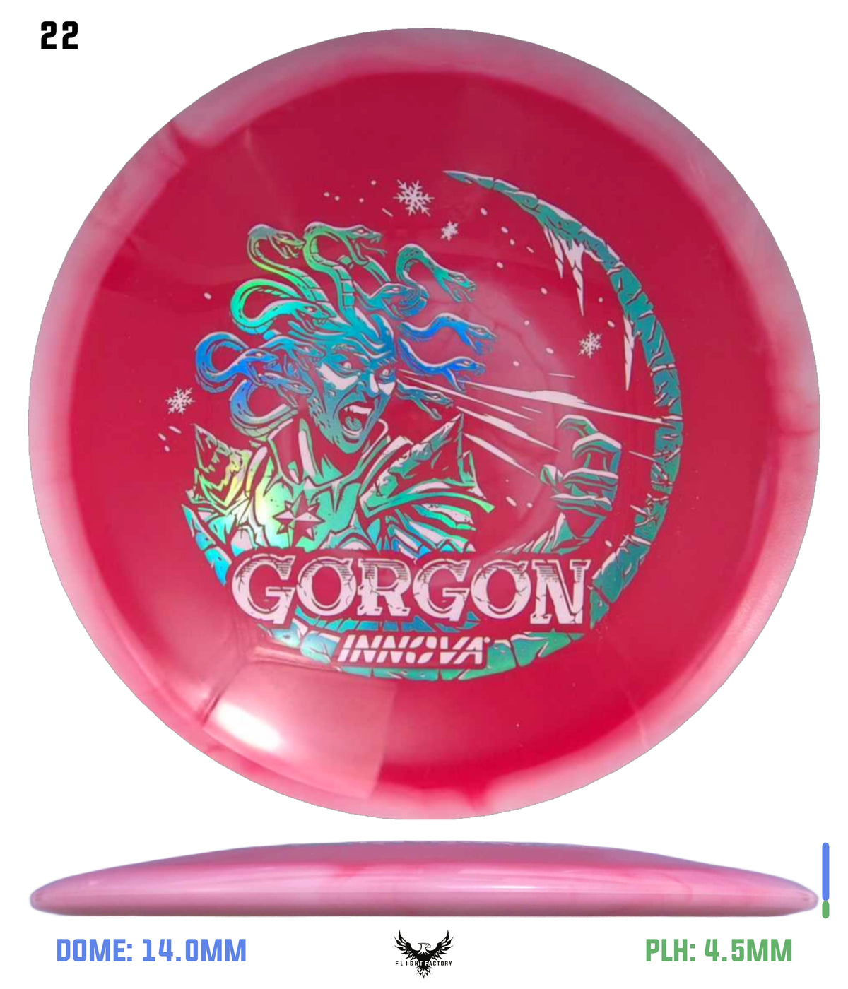 Innova Holiday Halo Star Gorgon - Limited Edition Dual-Foil