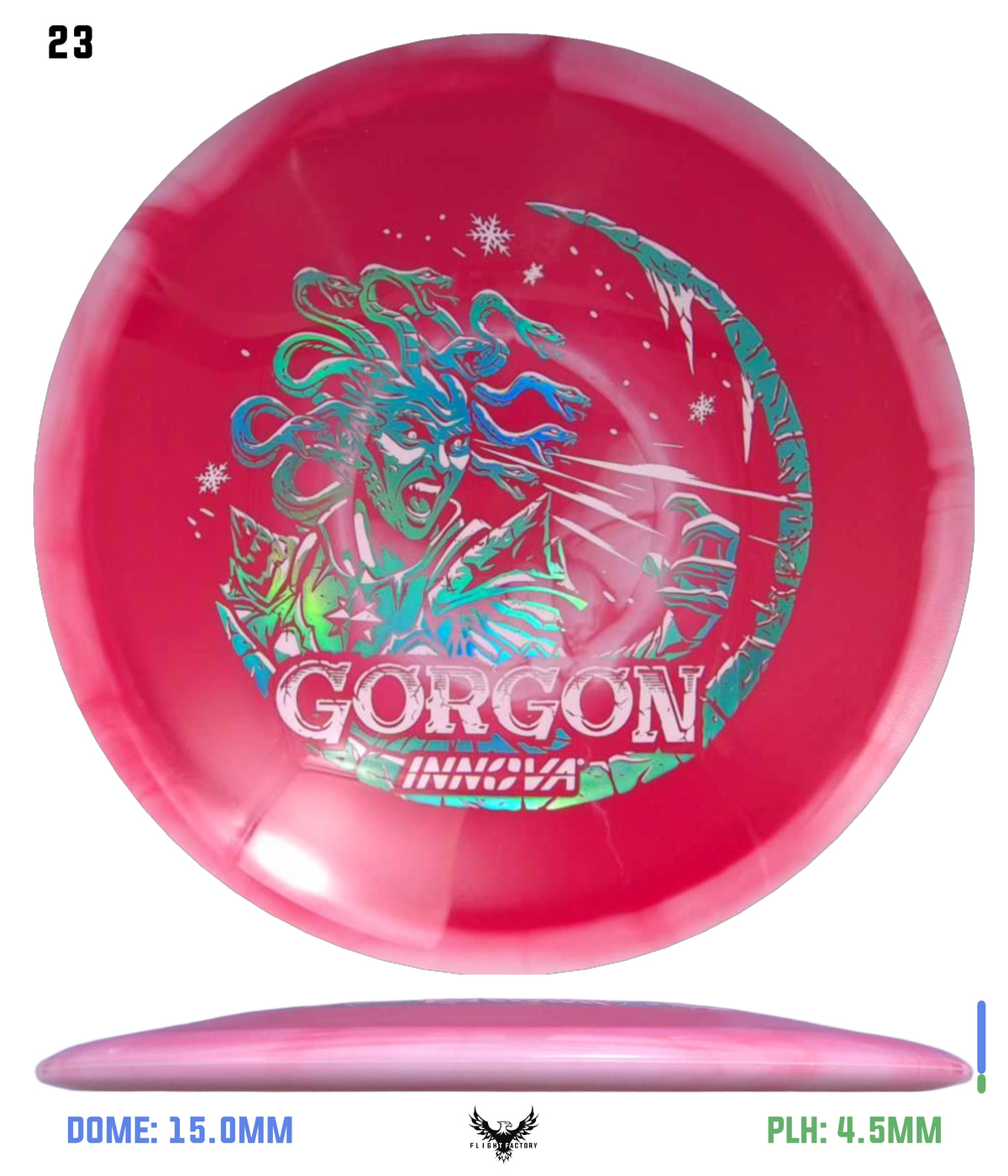 Innova Holiday Halo Star Gorgon - Limited Edition Dual-Foil