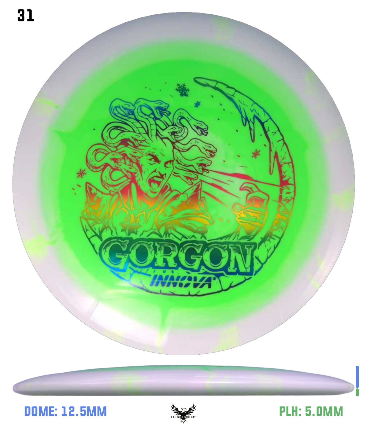 Innova Holiday Halo Star Gorgon