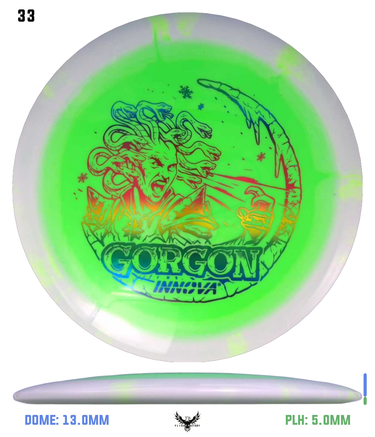 Innova Holiday Halo Star Gorgon