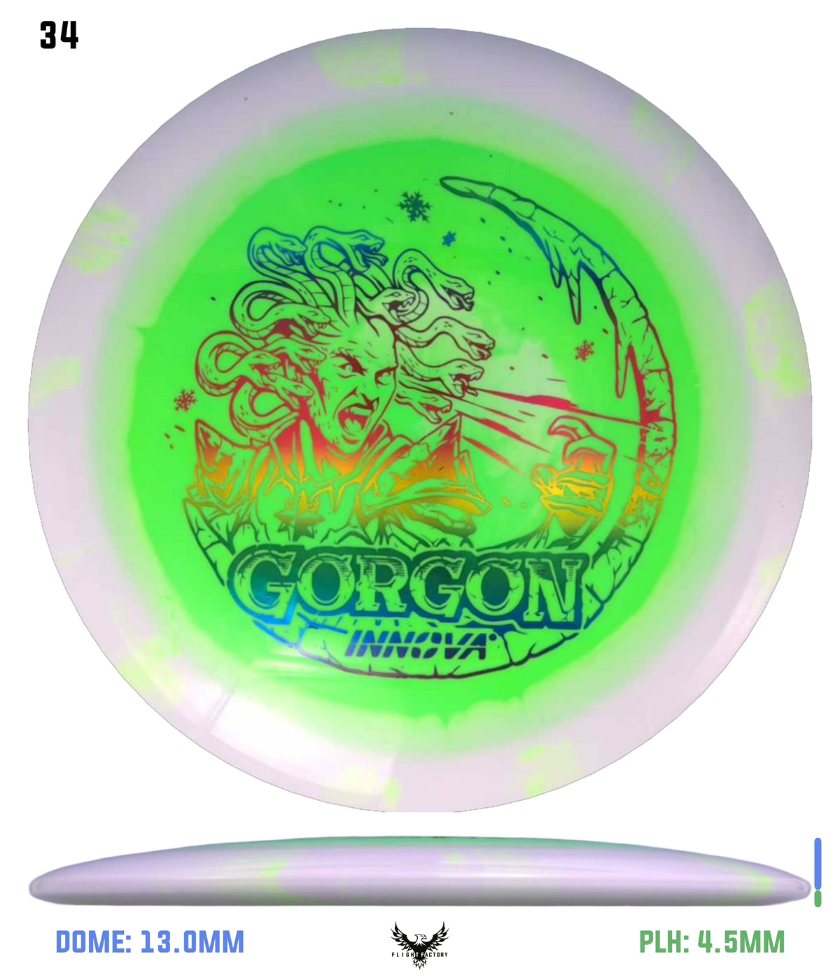 Innova Holiday Halo Star Gorgon
