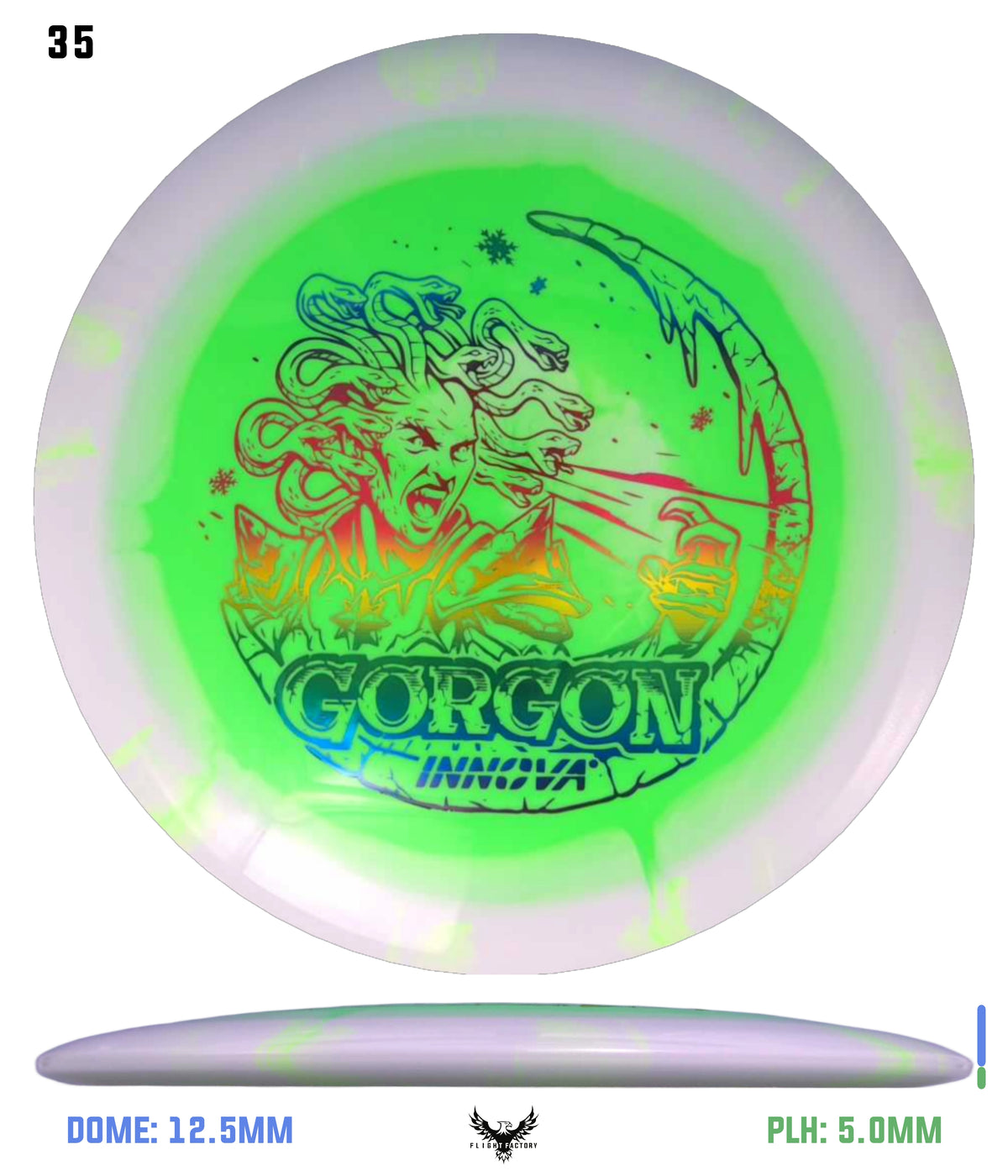Innova Holiday Halo Star Gorgon