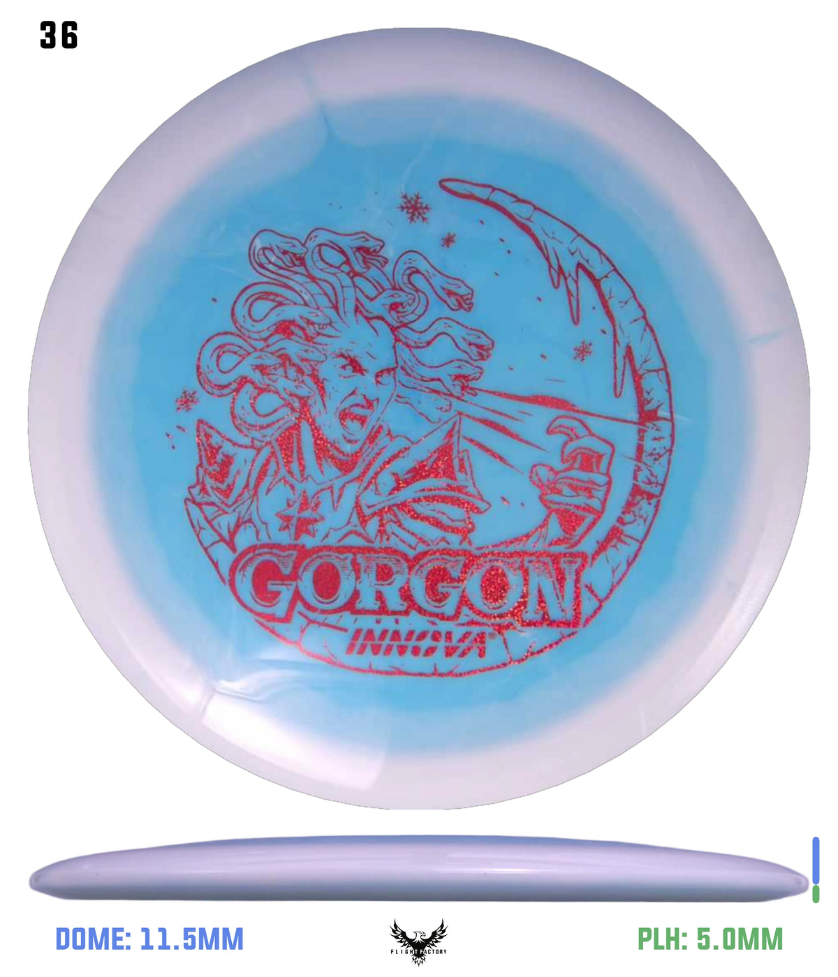 Innova Holiday Halo Star Gorgon