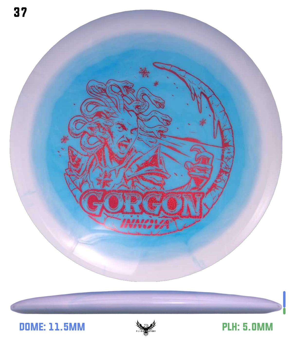 Innova Holiday Halo Star Gorgon
