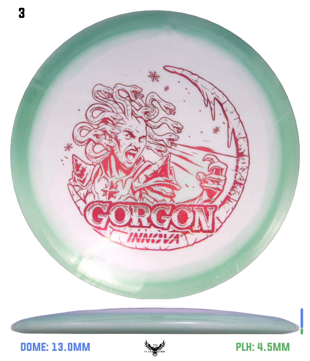Innova Holiday Halo Star Gorgon