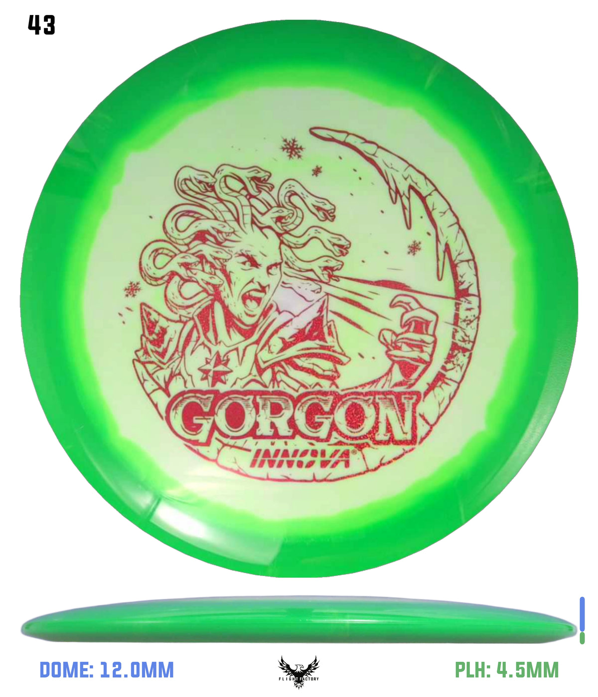 Innova Holiday Halo Star Gorgon