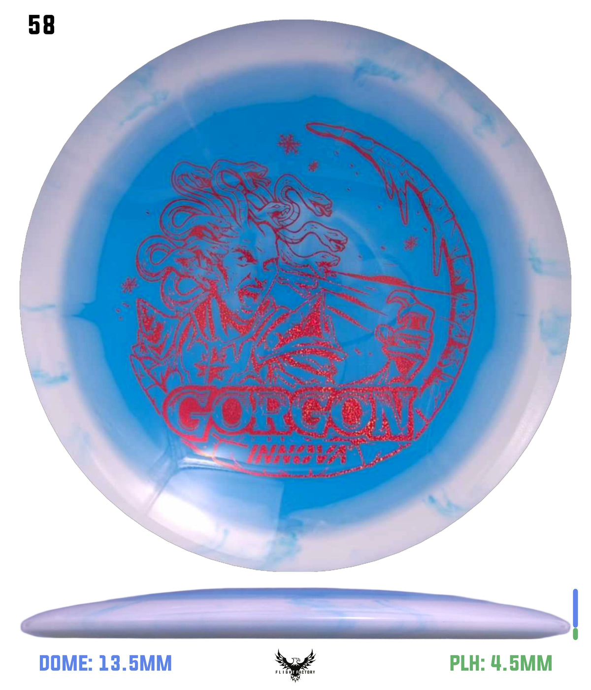 Innova Holiday Halo Star Gorgon