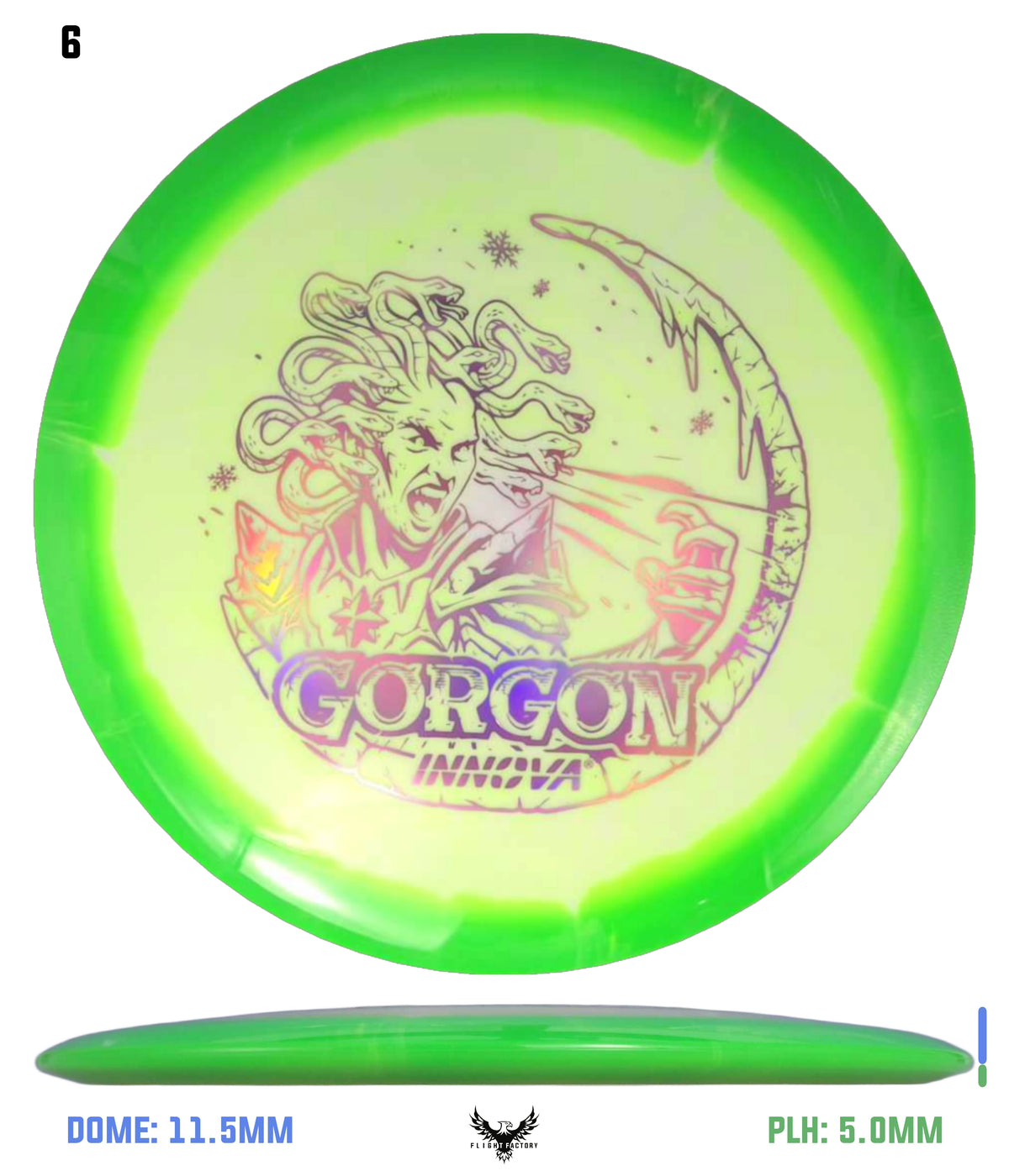 Innova Holiday Halo Star Gorgon