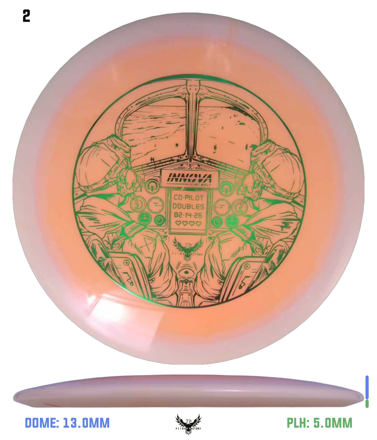 Innova Proto Glow Halo Star Hawkeye - Flight Factory Co-Pilot Doubles