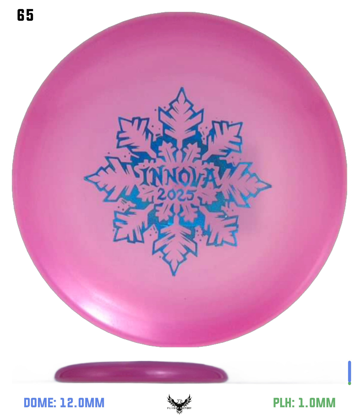 Innova Limited Edition 2025 Holiday Snowflake Luster Champion Mini Marker Disc