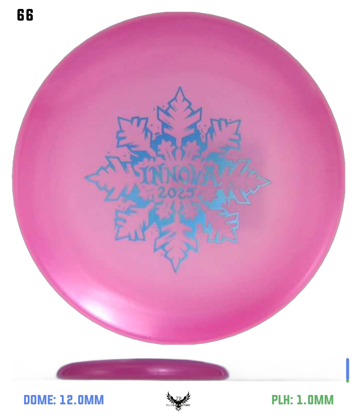 Innova Limited Edition 2025 Holiday Snowflake Luster Champion Mini Marker Disc