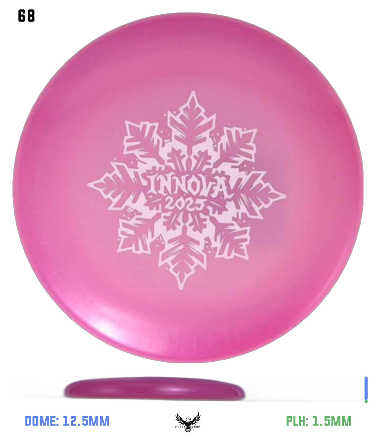 Innova Limited Edition 2025 Holiday Snowflake Luster Champion Mini Marker Disc