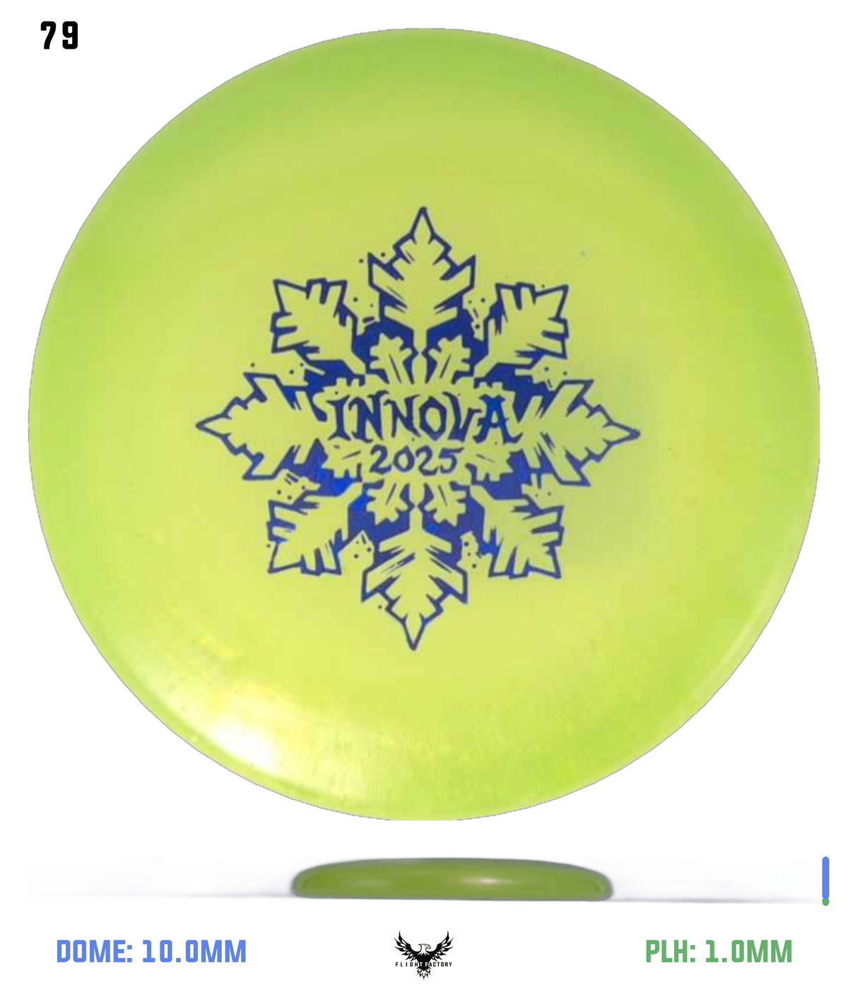 Innova Limited Edition 2025 Holiday Snowflake Luster Champion Mini Marker Disc