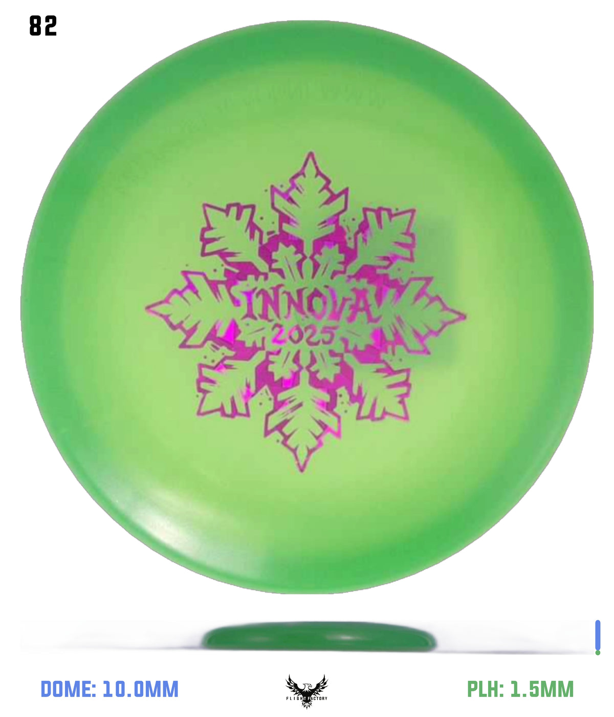 Innova Limited Edition 2025 Holiday Snowflake Luster Champion Mini Marker Disc