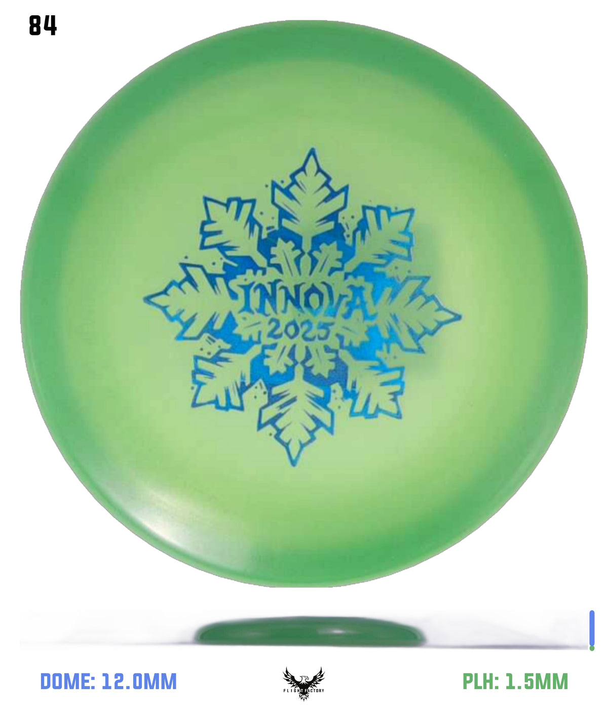 Innova Limited Edition 2025 Holiday Snowflake Luster Champion Mini Marker Disc