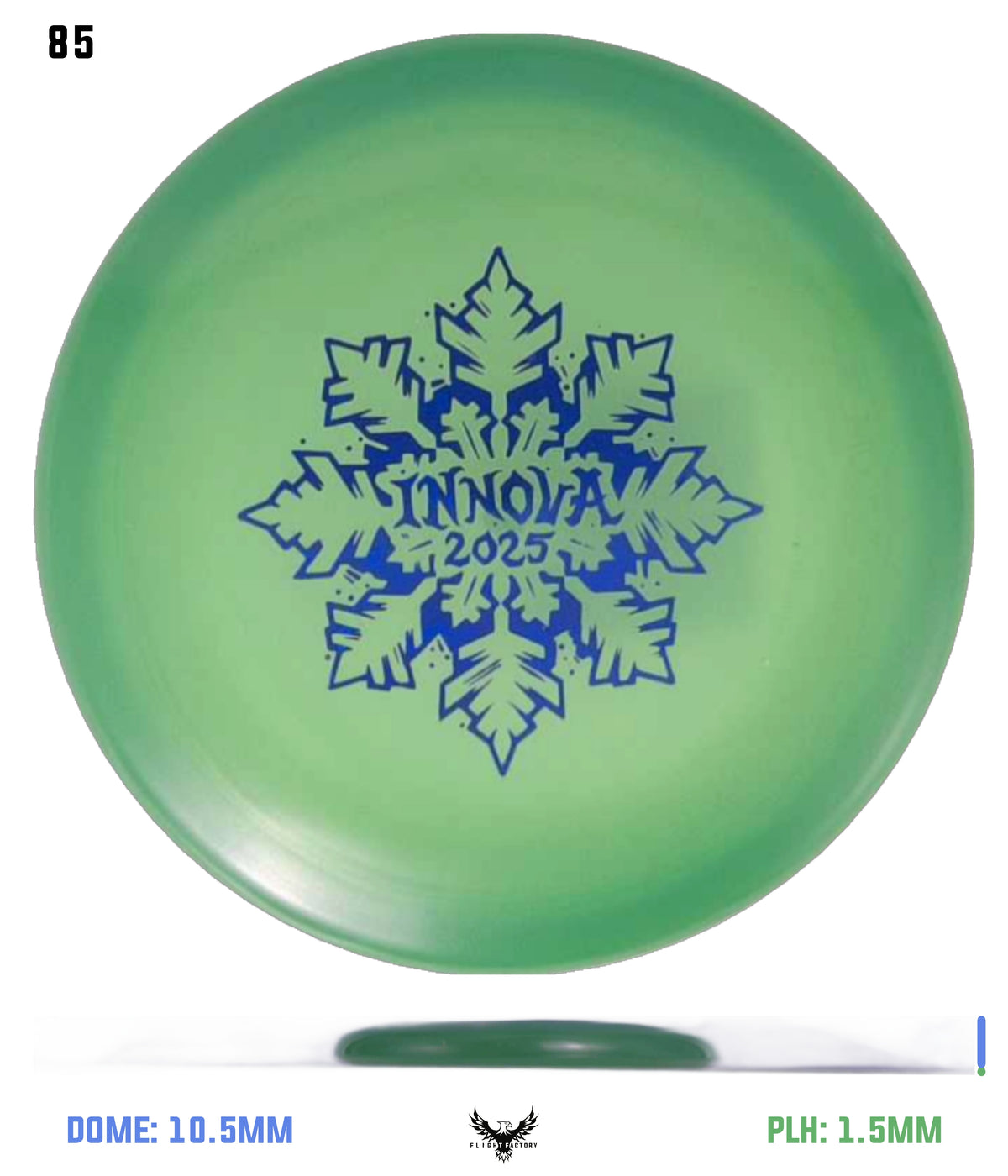 Innova Limited Edition 2025 Holiday Snowflake Luster Champion Mini Marker Disc