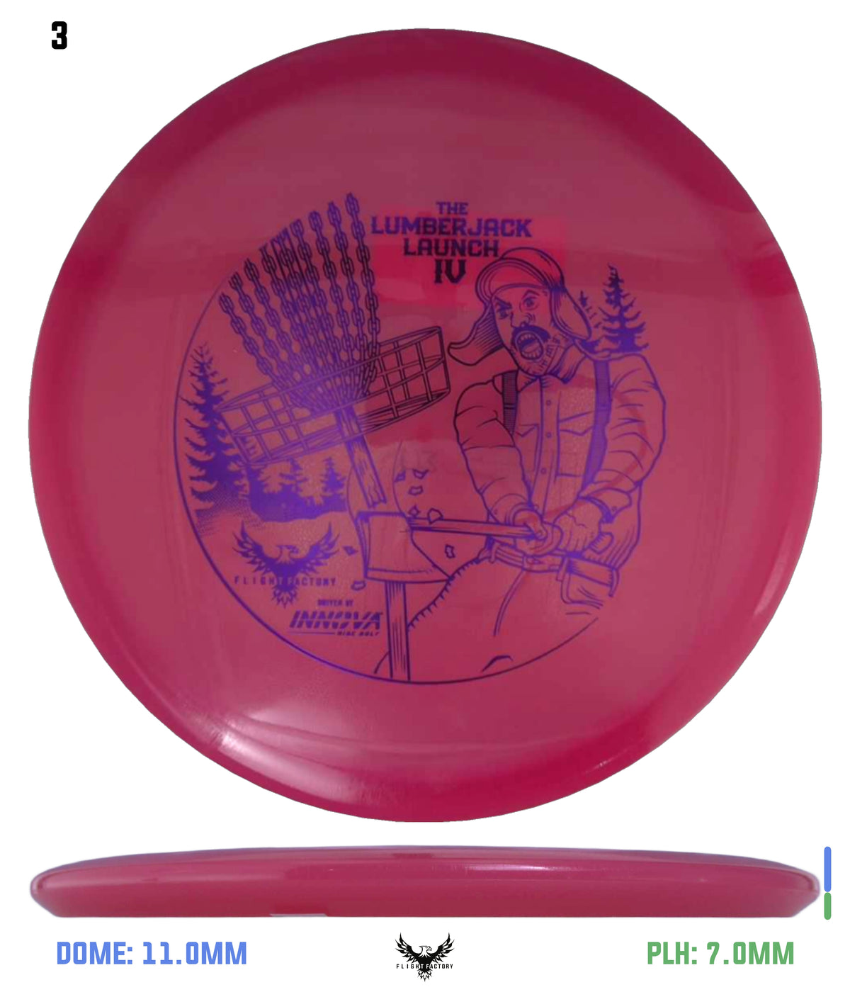 Innova Champion Mako3 - Lumberjack Launch 4