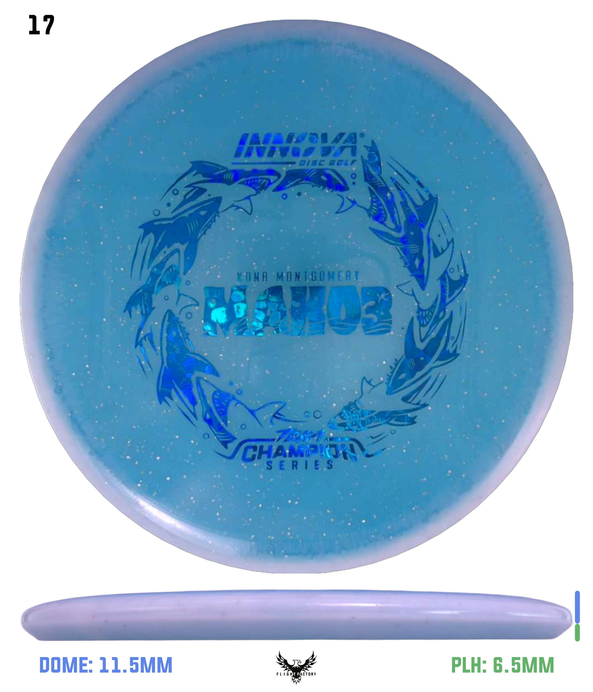 Innova Metal Flake Halo Champion Mako3 - Kona Montgomery 2026 Tour Series