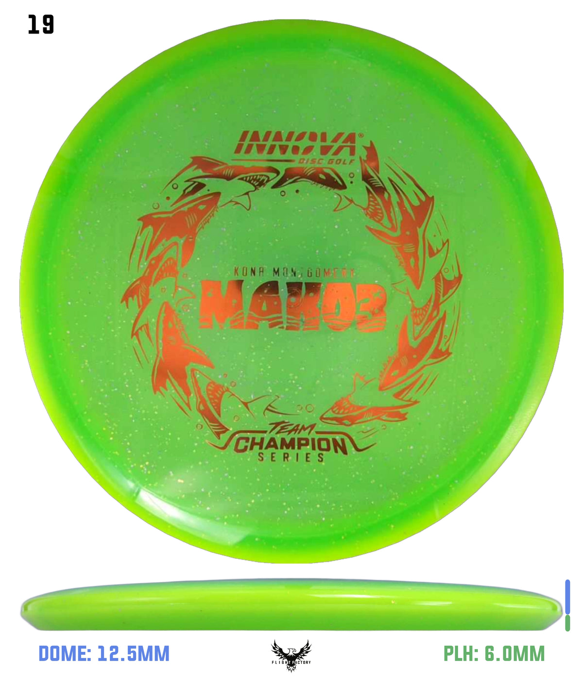 Innova Metal Flake Halo Champion Mako3 - Kona Montgomery 2026 Tour Series