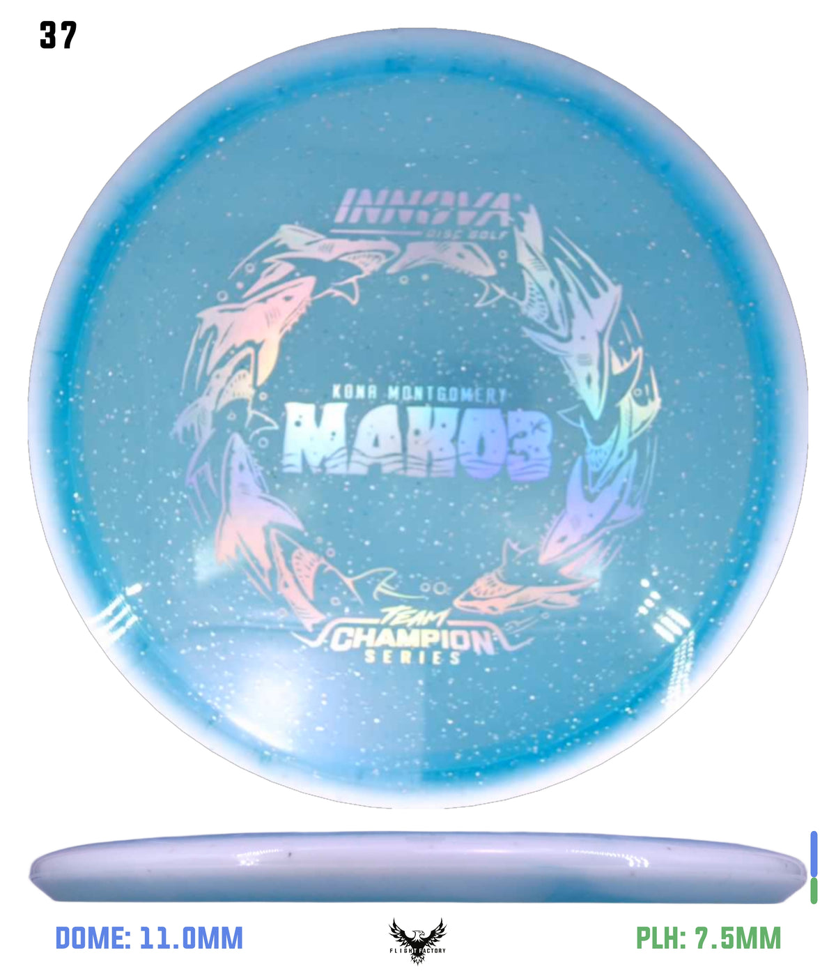Innova Metal Flake Halo Champion Mako3 - Kona Montgomery 2026 Tour Series