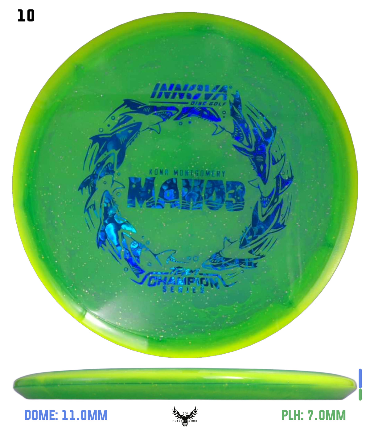 Innova Metal Flake Halo Champion Mako3 - Kona Montgomery 2026 Tour Series