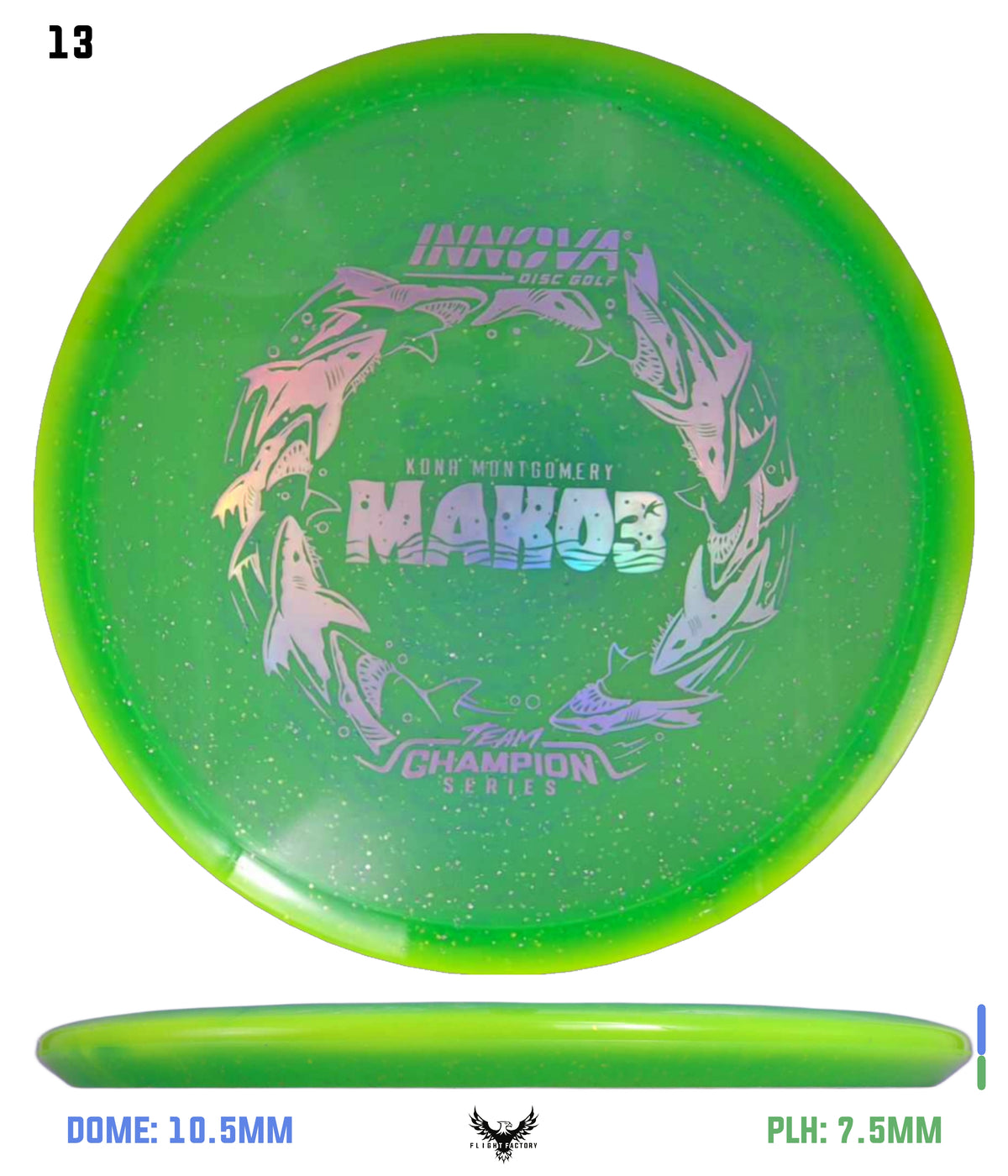 Innova Metal Flake Halo Champion Mako3 - Kona Montgomery 2026 Tour Series