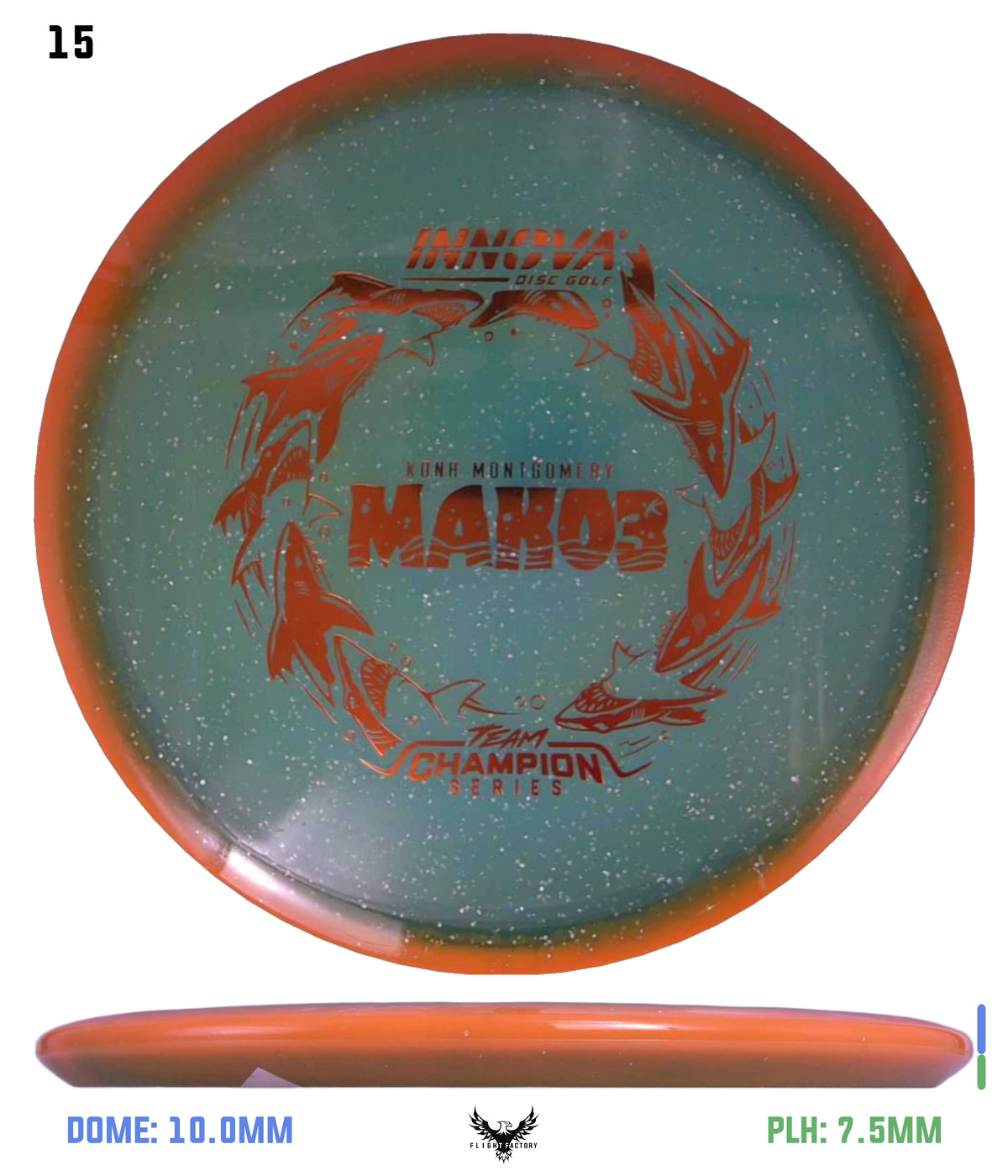 Innova Metal Flake Halo Champion Mako3 - Kona Montgomery 2026 Tour Series