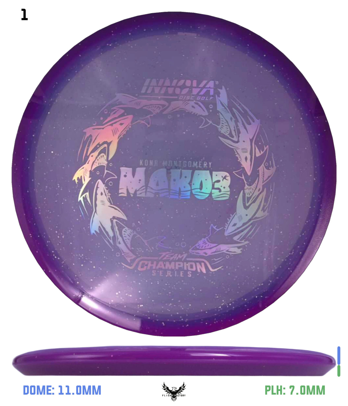 Innova Metal Flake Halo Champion Mako3 - Kona Montgomery 2026 Tour Series