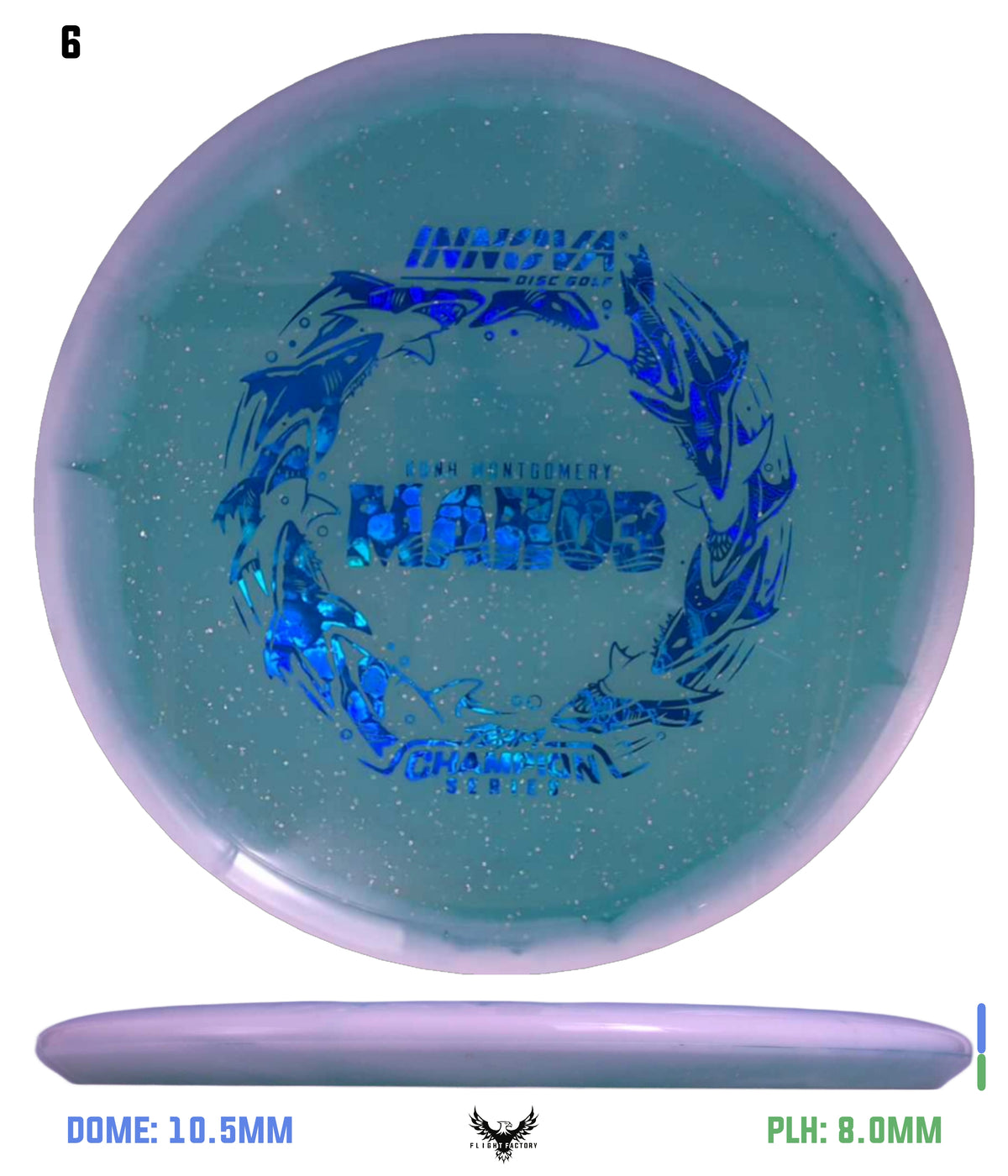 Innova Metal Flake Halo Champion Mako3 - Kona Montgomery 2026 Tour Series