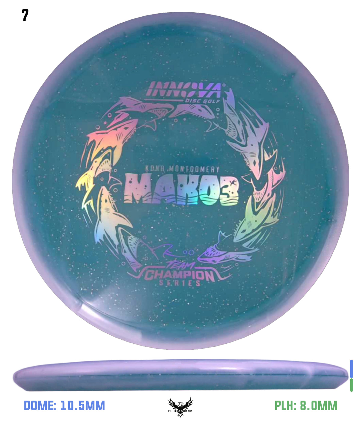 Innova Metal Flake Halo Champion Mako3 - Kona Montgomery 2026 Tour Series