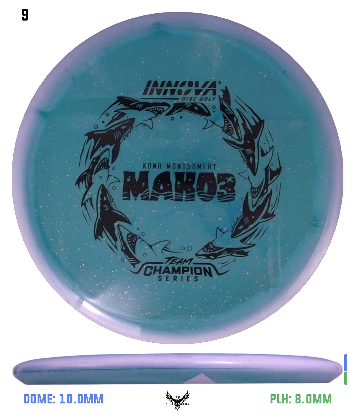 Innova Metal Flake Halo Champion Mako3 - Kona Montgomery 2026 Tour Series