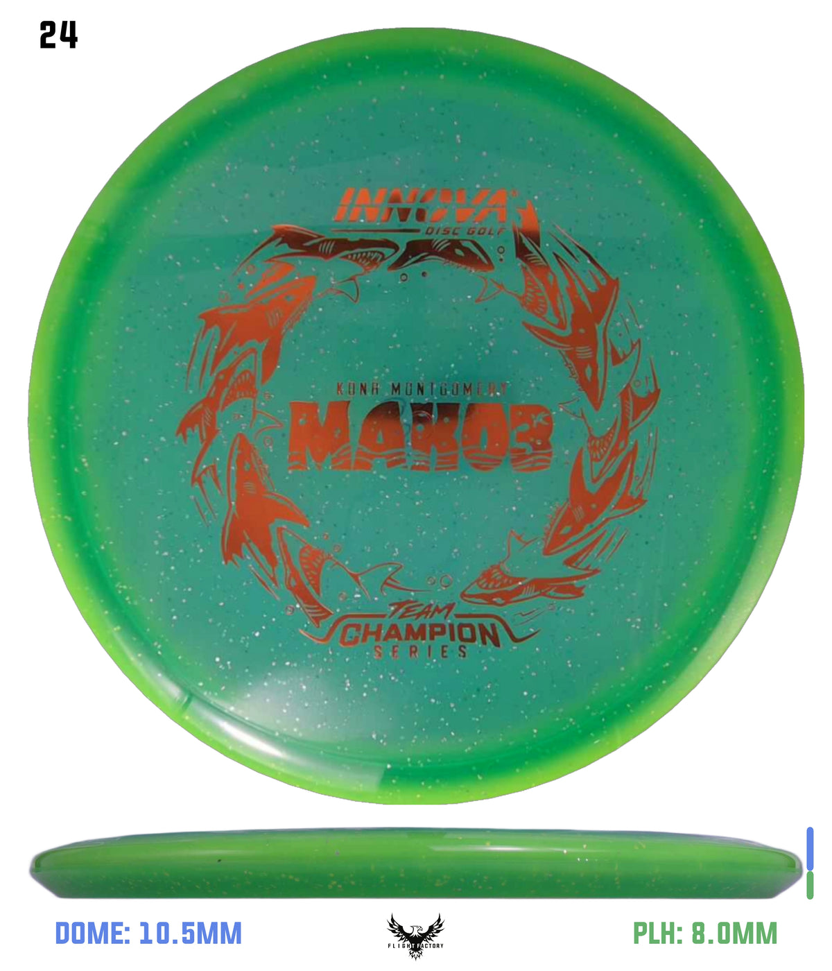 Innova Metal Flake Halo Champion Mako3 - Kona Montgomery 2026 Tour Series