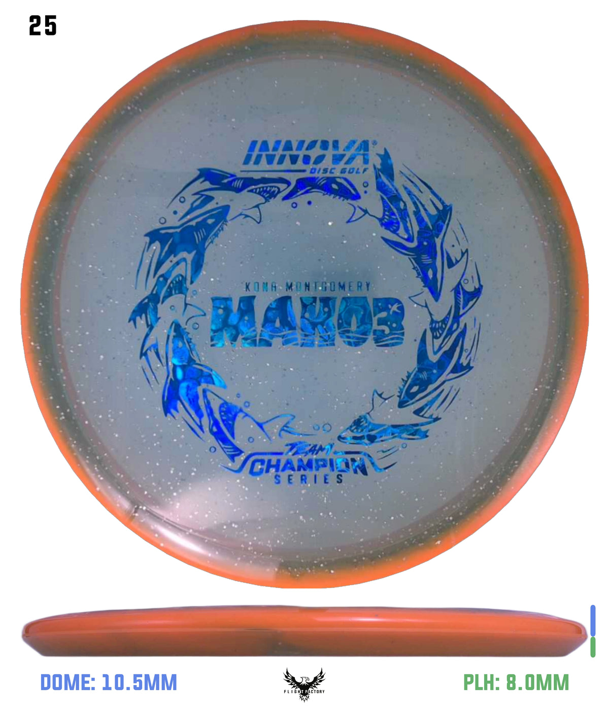 Innova Metal Flake Halo Champion Mako3 - Kona Montgomery 2026 Tour Series