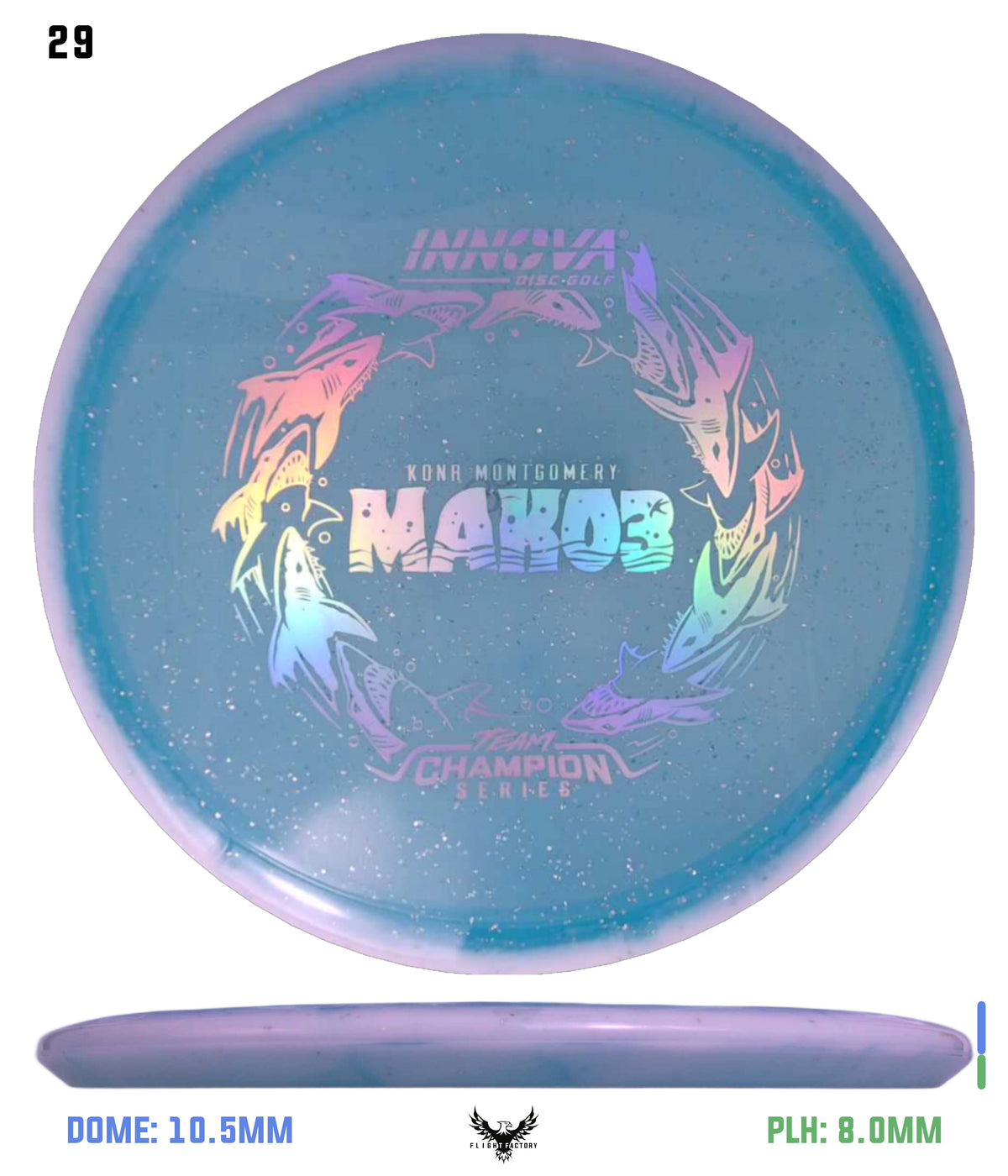 Innova Metal Flake Halo Champion Mako3 - Kona Montgomery 2026 Tour Series