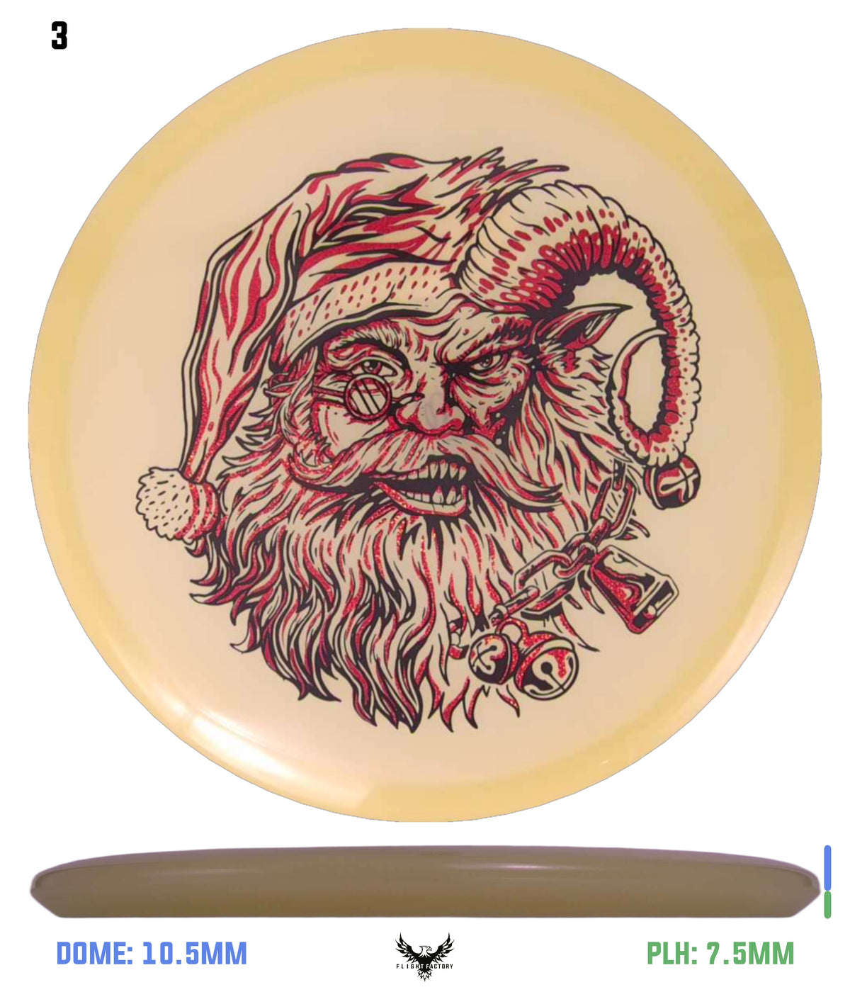 Innova Proto Glow Champion Mako3 - Krampus Claus
