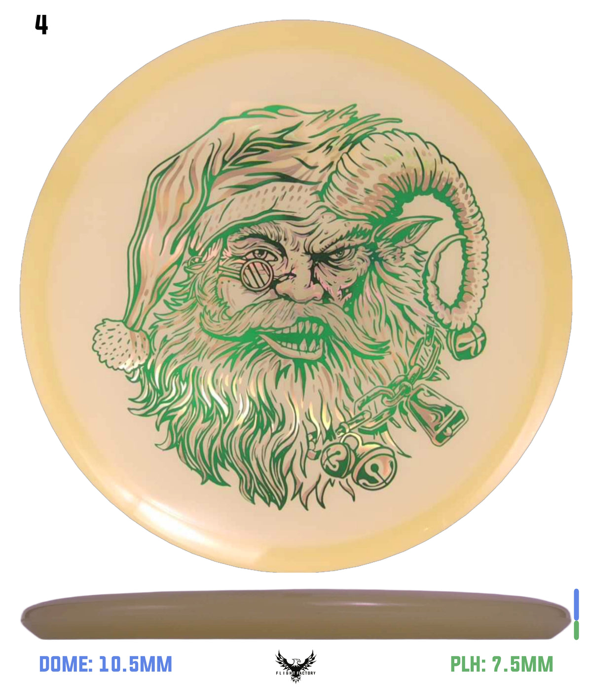 Innova Proto Glow Champion Mako3 - Krampus Claus